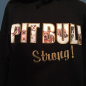 Pitbull Strong Applique Hoodie